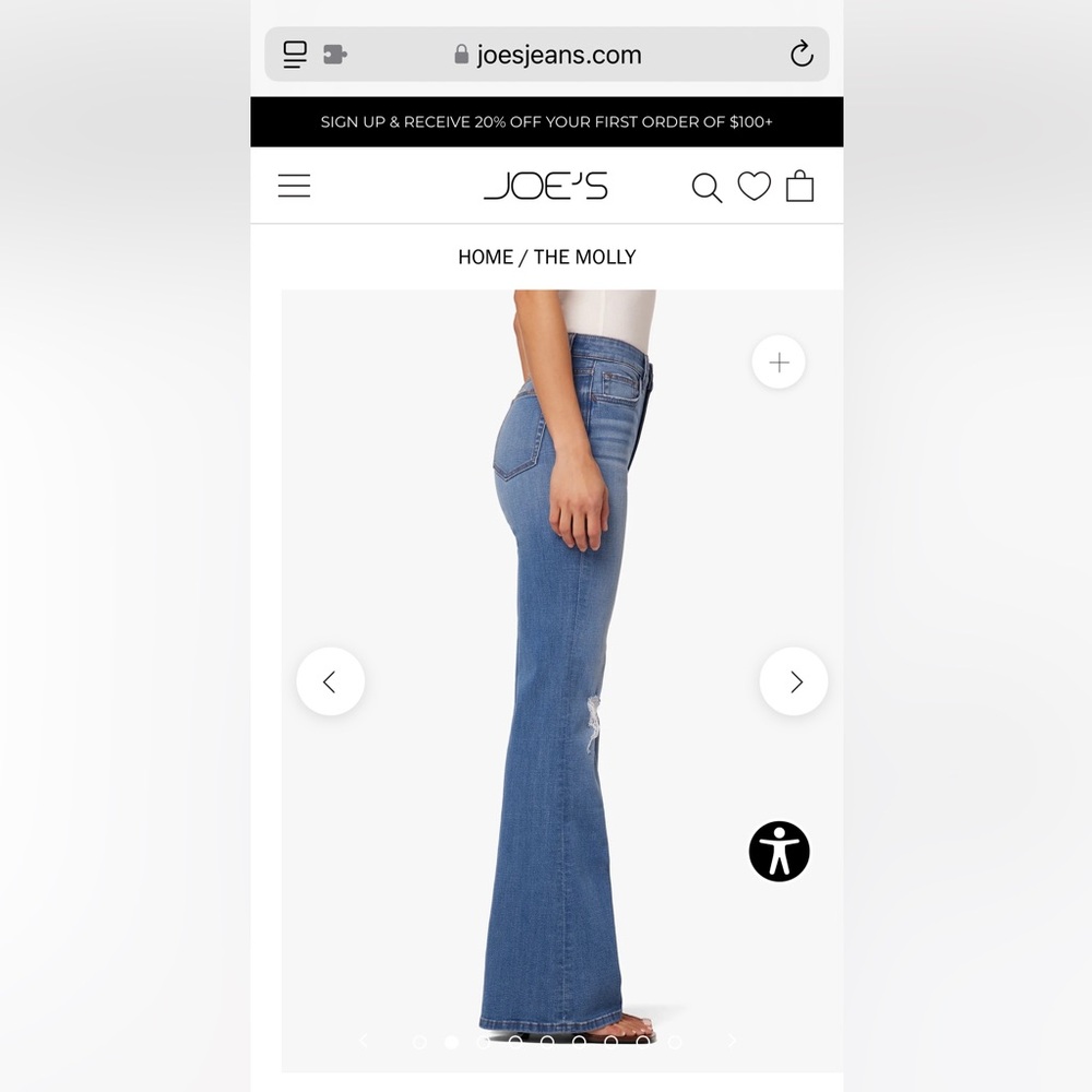 Joe’s Jeans The Everyday Molly Jean size 27 NWT - Picture 3 of 13